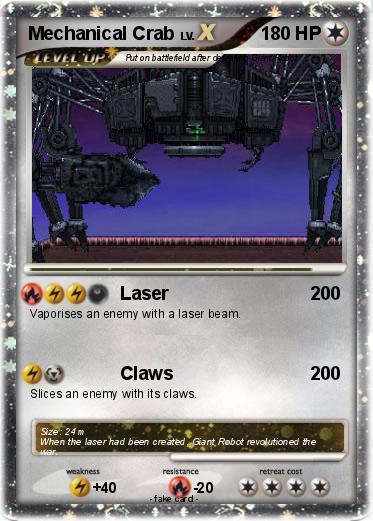 Pokemon Mechanical Crab
