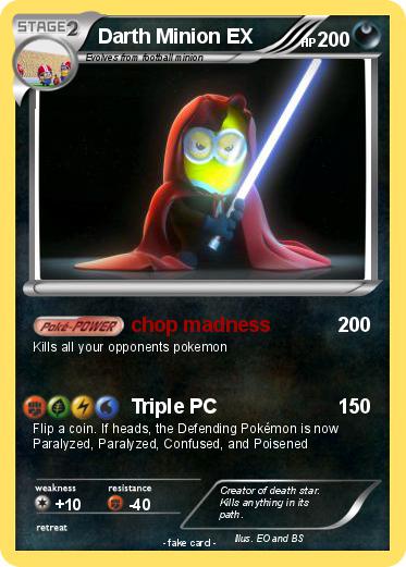 Pokemon Darth Minion EX