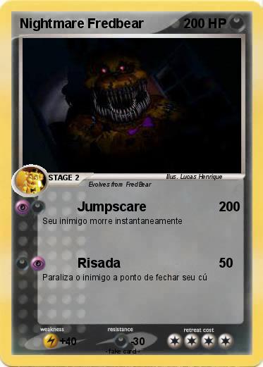 Pokemon Nightmare Fredbear
