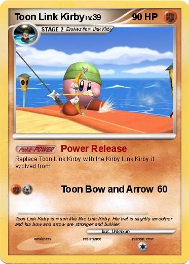 Pokemon Toon Link Kirby