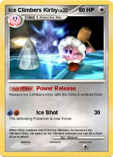 Pokemon Ice Climbers Kirby