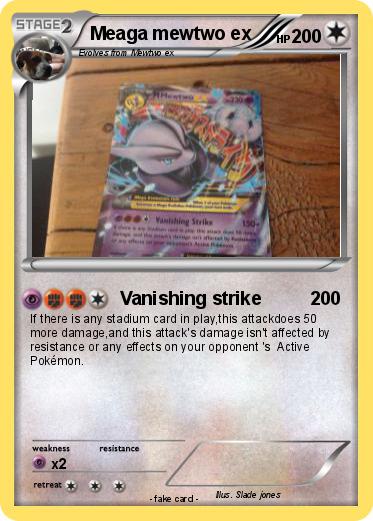 Pokemon Meaga mewtwo ex