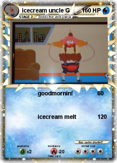 Pokemon icecream uncle G