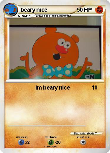 Pokemon beary nice