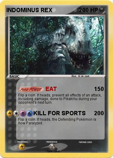 Pokemon INDOMINUS REX