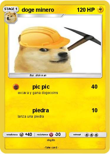 Pokemon doge minero