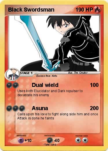 Pokemon Black Swordsman