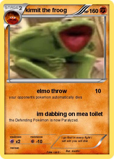 Pokemon kirmit the froog