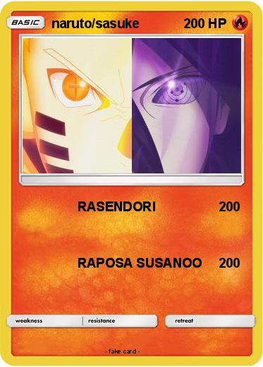 Pokemon naruto/sasuke