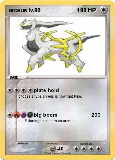 Pokemon arceus lv.90                       1