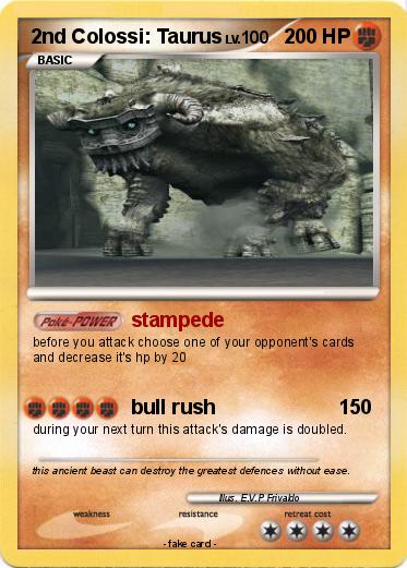 Pokemon 2nd Colossi: Taurus