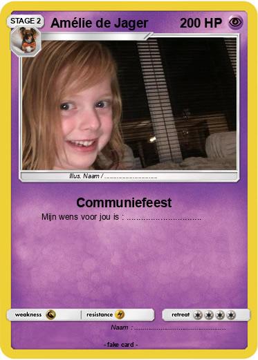 Pokemon Amélie de Jager