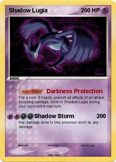 Pokemon Shadow Lugia