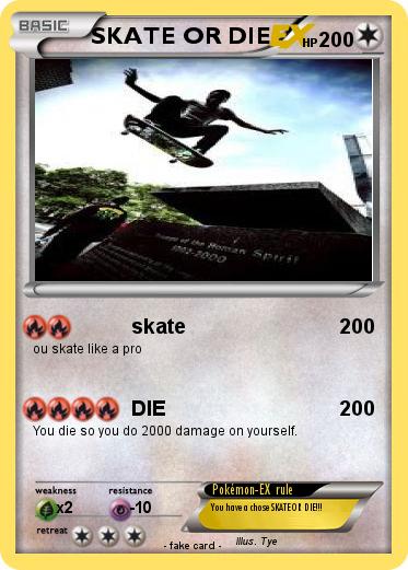 Pokemon SKATE OR DIE