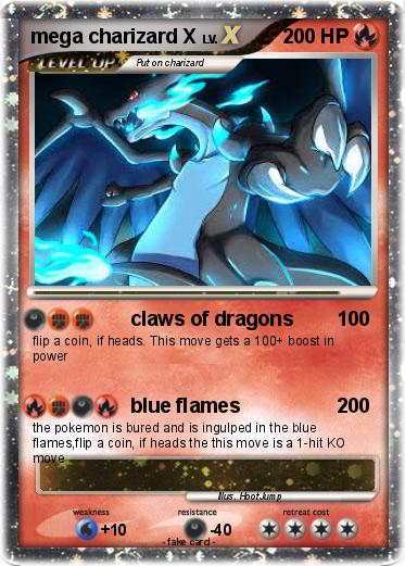 Pokemon mega charizard X