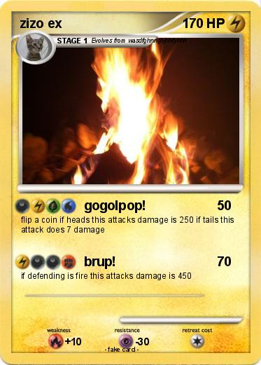 Pokemon zizo ex