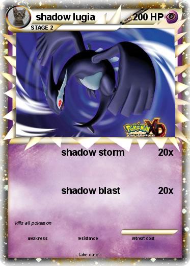 Pokemon shadow lugia