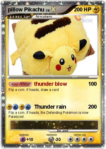 Pokemon pillow Pikachu