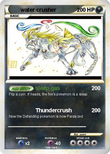 Pokemon water crusher