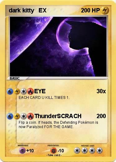 Pokemon dark kitty   EX