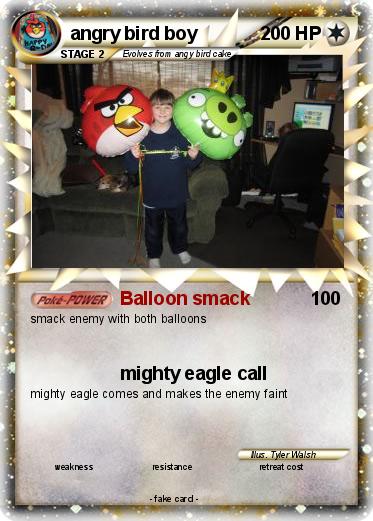 Pokemon angry bird boy