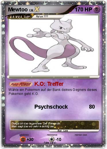 Pokemon Mewtoo