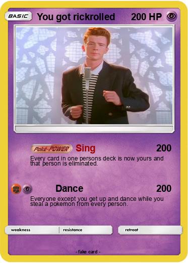 Pokemon You got rickrolled