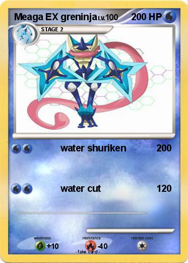 Pokemon Meaga EX greninja
