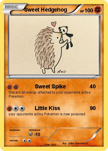 Pokemon Sweet Hedgehog