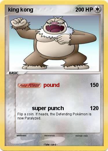 Pokemon king kong