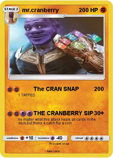 Pokemon mr.cranberry