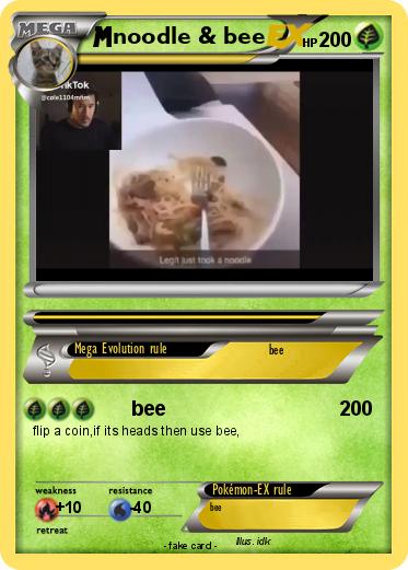 Pokemon noodle & bee