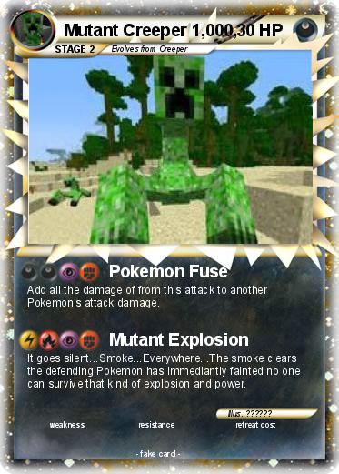 Pokemon Mutant Creeper 1,000, Pokemon Mutant Creeper 1,000,