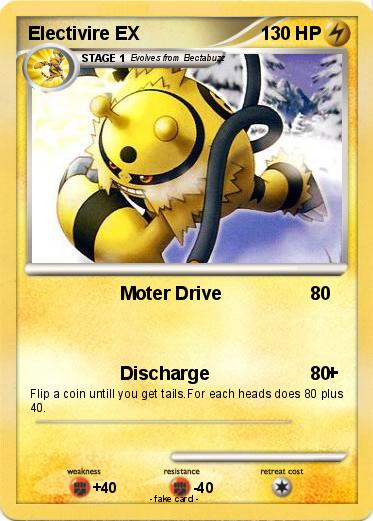 Pokemon Electivire EX