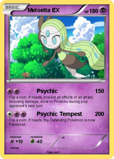Pokemon Meloetta EX