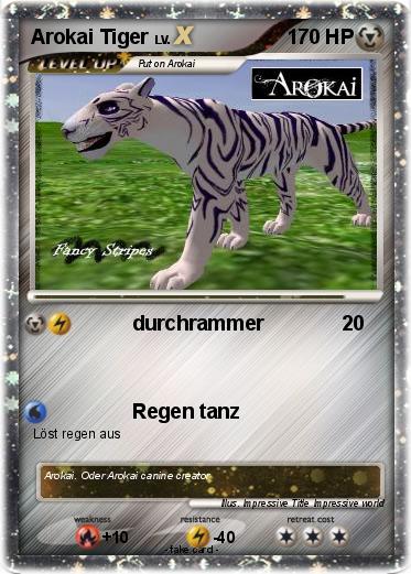 Pokemon Arokai Tiger