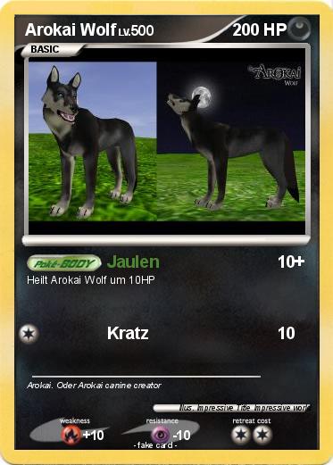 Pokemon Arokai Wolf