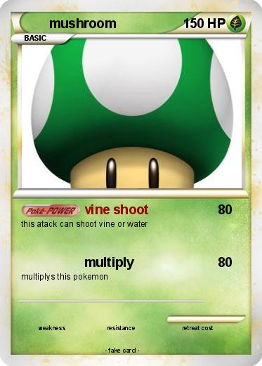 Pokemon mushroom