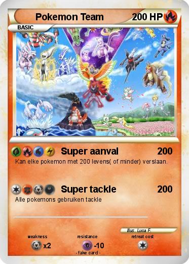 Pokemon Pokemon Team