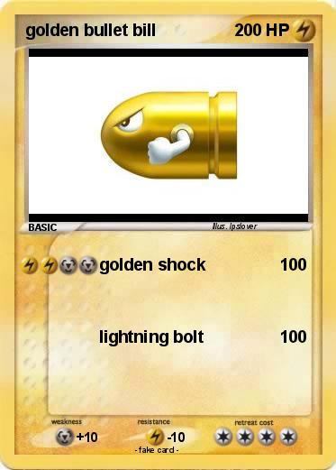 Pokemon golden bullet bill