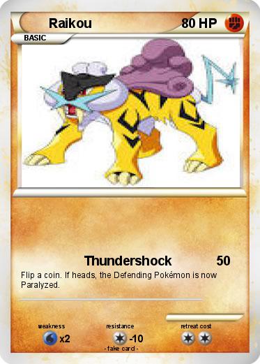 Pokemon Raikou