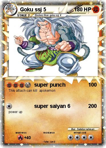Pokemon Goku ssj 5