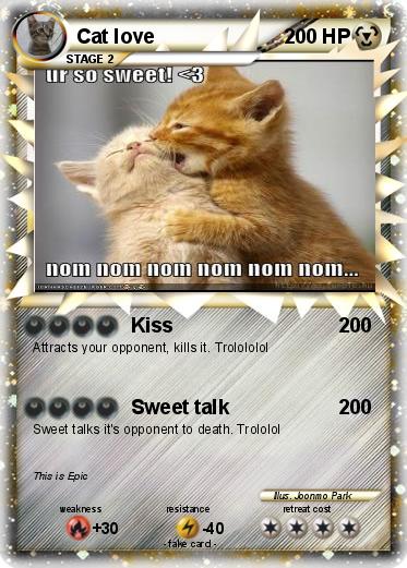 Pokemon Cat love