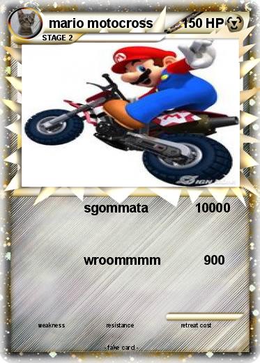 Pokemon mario motocross