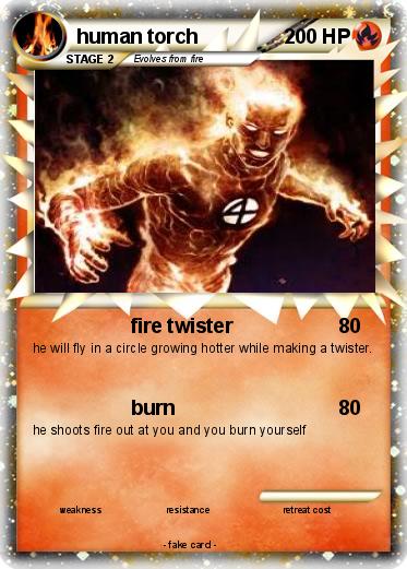 Pokemon human torch