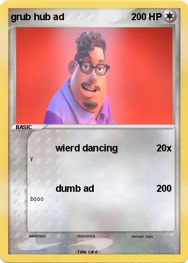 Pokemon grub hub ad