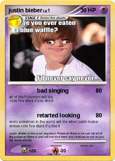 Pokemon justin bieber