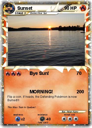 Pokemon Sunset