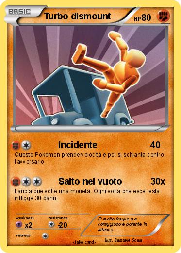 Pokemon Turbo dismount