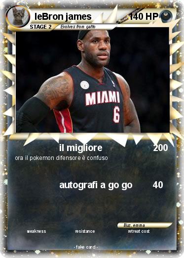 Pokemon leBron james